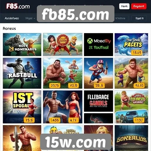 Estudo sobre os jogos mais acessados em fb85.com
